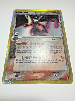 Mewtwo 12/113 Delta Species Reverse Holo Stamped Rare Pokemon Card - Image 1