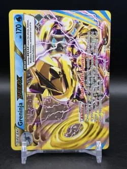 Greninja BREAK Rare BREAK XY - BREAKpoint 41/122 Pokemon English LP - Image 1