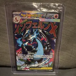 Pokemon Mega Charizard X ex Me: Mega Evolution Promo Holo 023 EX 360HP. SEALED - Image 1