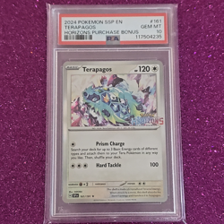 2024 Terapagos 161/191 Horizons Purchase Bonus Pokemon Surging Sparks PSA 10 - Image 2