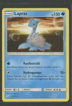 Lapras Rare | Teams sind Trumpf 31/181 | Pokemon Karte Deutsch Near Mint 2019 - Image 1