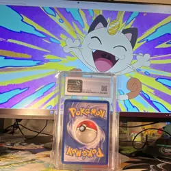 Meowth 10/53 Wotc Promo Holo CGC 8.5 Graded Pokemon Card 2000 English - Image 2