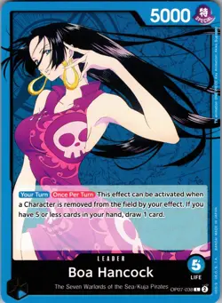 Boa Hancock (038) OP07-038 One Piece 500 Years in the Future Leader Near Mint - Image 1