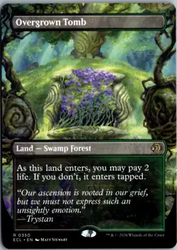 Overgrown Tomb (Borderless) R Lorwyn Eclipsed 350 NM Magic - Image 1