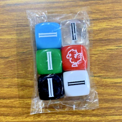MTG Final Fantasy Magic Great War Festival Expansion Symbol Dice 6-Piece Set JP - Image 1