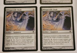 Magic The Gathering - Whispersilk Cloak x4 (160/165) Darksteel set 2004 - Image 3