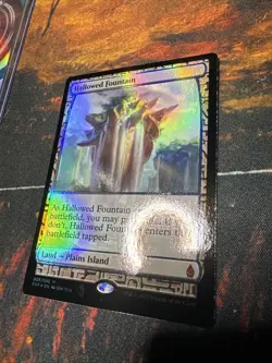 FOIL HALLOWED FOUNTAIN Masterpiece Series: Zendikar Expeditions Unplayed • Mtg - Image 2