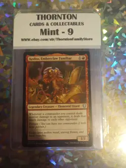 Kediss, Emberclaw Familiar Commander Legendary Creature MTG Lizard Card - Image 1