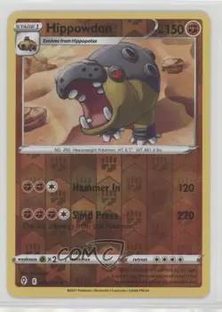 Hippowdon Reverse Holo Pokemon Sword & Shield Evolving Skies #085 - Image 1