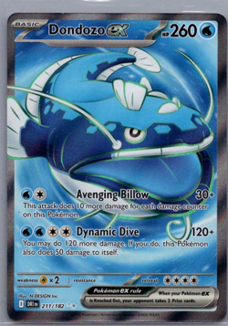 Dondozo ex 211/182 - Pokemon TCG Destined Rivals Ultra Rare NM - Image 1