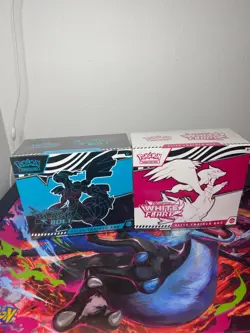 Pokemon TCG Black Bolt And White Flare Elite Trainer Box [Set Of 2 Sealed ETBs] - Image 1