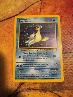 Lapras Holo | Fossil Set WOTC | Vintage Pokemon Card - Image 2