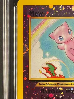Pokemon Mew Southern Islands Reverse Holo Triple Swirl Rare 2001 1/18 ACE 8 - Image 3