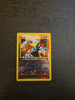 Pokemon TCG Entei Wizards Black Star Promos 34 Holo Promo Promo DMG - Image 1