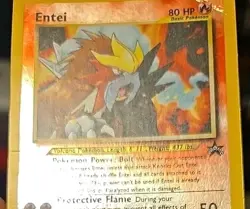 Pokemon TCG Entei Wizards Black Star Promos 34 Holo Promo Promo DMG - Image 5
