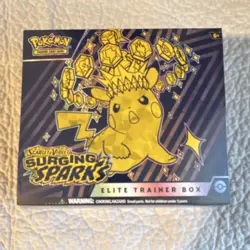 Pokemon Scarlet & Violet Surging Sparks Elite Trainer Box Collectors Booster - Image 1