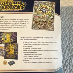 Pokemon Scarlet & Violet Surging Sparks Elite Trainer Box Collectors Booster - Image 3