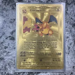 Pokemon Charizard Evolutions Gold Rare Foil Card 4/102 - Image 1