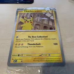 Pokemon | Pikachu At The Museum - Jumbo Promo card - *Brand New & Sealed* - Image 1