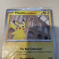 Pokemon | Pikachu At The Museum - Jumbo Promo card - *Brand New & Sealed* - Image 3