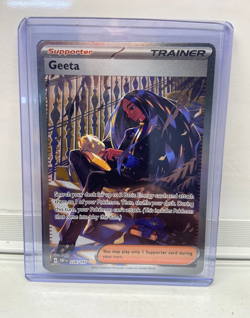 Pokemon Card TCG, Trainer Geeta , Full Art Obsidian Flames 226/197 - Image 1