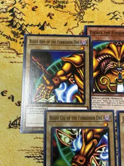 Yugioh Exodia the Forbidden One Set 5-card Complete LDK2 Common Unlimited NM - Image 2