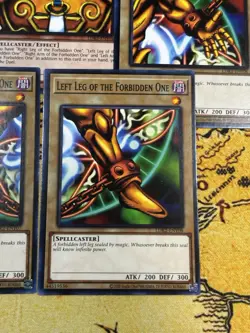 Yugioh Exodia the Forbidden One Set 5-card Complete LDK2 Common Unlimited NM - Image 4