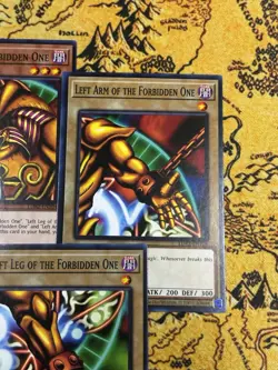 Yugioh Exodia the Forbidden One Set 5-card Complete LDK2 Common Unlimited NM - Image 5