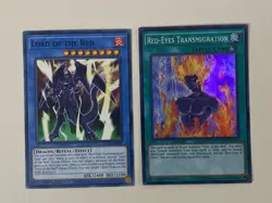 Lord of the Red Ritual Set Red Eyes Transmigration 1st Edition NM Free Holo - B - Image 1