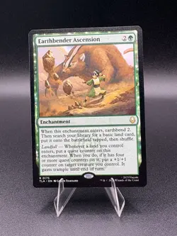Earthbender Ascension MTG Enchantment Card Avatar 1x NM Magic the Gathering - Image 1