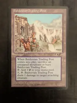 MTG Balduvian Trading Post – Alliances Rare – Near Mint (NM) Vintage Magic Card - Image 1