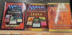 Magic The Gathering Encyclopedia Book Lot (3) Official Card Guides Duelist MTG - Image 1