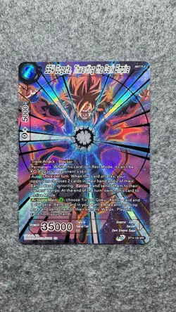 dragon ball super card game SS4 Gogeta BT14-129 SPR Foil 35000 Power - Image 1