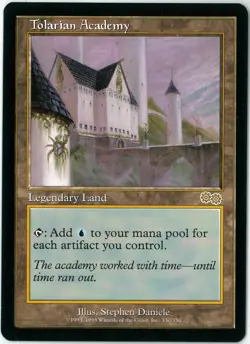 MTG Tolarian Academy Urza's Saga USG 330/350 English NM - Image 1