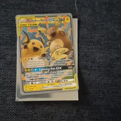 Pokemon Raichu & Alolan Raichu GX TAG TEAM Ultra Rare World Championship 54/236… - Image 3