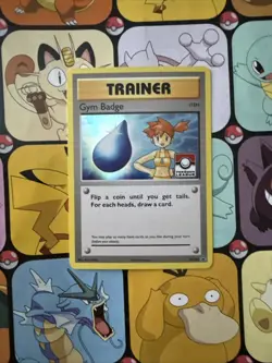 Misty Gym Badge XY204 Evolutions Holo Rare Promo Pokemon Card - Image 1