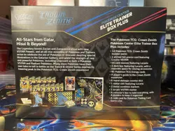 Crown Zenith Sealed Elite Trainer Box Plus Pokemon Center ETB - Image 3