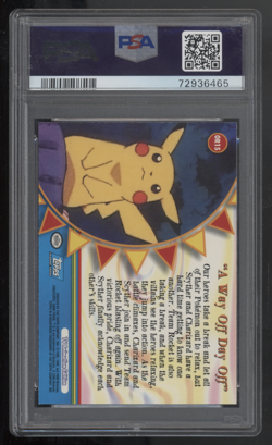 2000 Topps Pokemon T.V. Animation Orange Islands #OR15 - A Way Off Day Off PSA 9 - Image 2