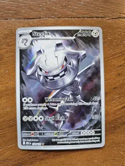 Steelix 150/132 Illustration Rare Pokemon TCG Mega Evolution NM Full Art - Image 1