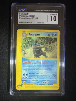 Pokemon CGC 10 Feraligatr 47/165 Expedition Non-Holo 2002 E Reader - Image 2