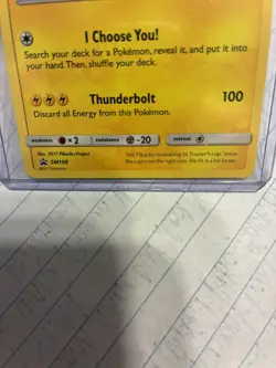 Ash's Pikachu SM108 - Pokemon I Choose You promo - Image 2