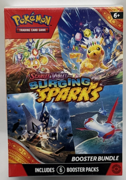 Pokemon Surging Sparks Pokemon Booster Bundle Box Factory Sealed! 6 Packs! - Image 1