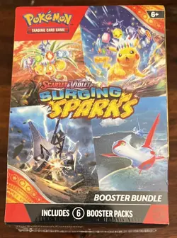 Pokemon TCG Surging Sparks Booster Bundle (6 packs) Factory Sealed - Image 1