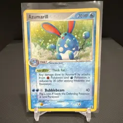 Pokemon Azumarill Secret Rare EX Delta Species #114/113 Holo - Image 1