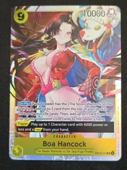 One Piece OP14 The Azure Sea’s Seven - Boa Hancock OP14-112 Super Rare ENGLISH - Image 1