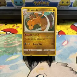 Dragonite 119/181 Cosmos Holo Rare Promo Sun & Moon Team Up Pokemon Card - Image 1