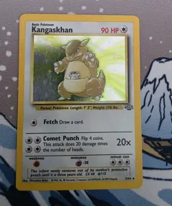 Kangaskhan 5/64 - HOLO RARE - Jungle SET - VINTAGE WOTC POKEMON CARD - Image 1