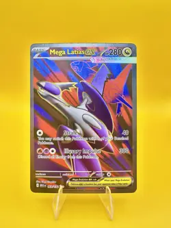 Pokemon TCG Mega Latias EX Full Art Ultra Rare Card 163/132 - Image 1
