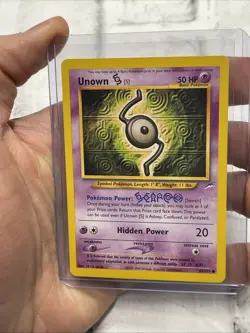 Unown S 87/105 Neo Destiny Vintage 2002 Pokemon Card NM/MT Pokemon TCG Nintendo - Image 1