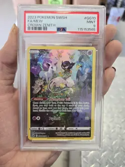 Mew Full Art Ultra Rare GG10/GG70 Crown Zenith Galarian Gallery Holo 60 HP Card - Image 3
